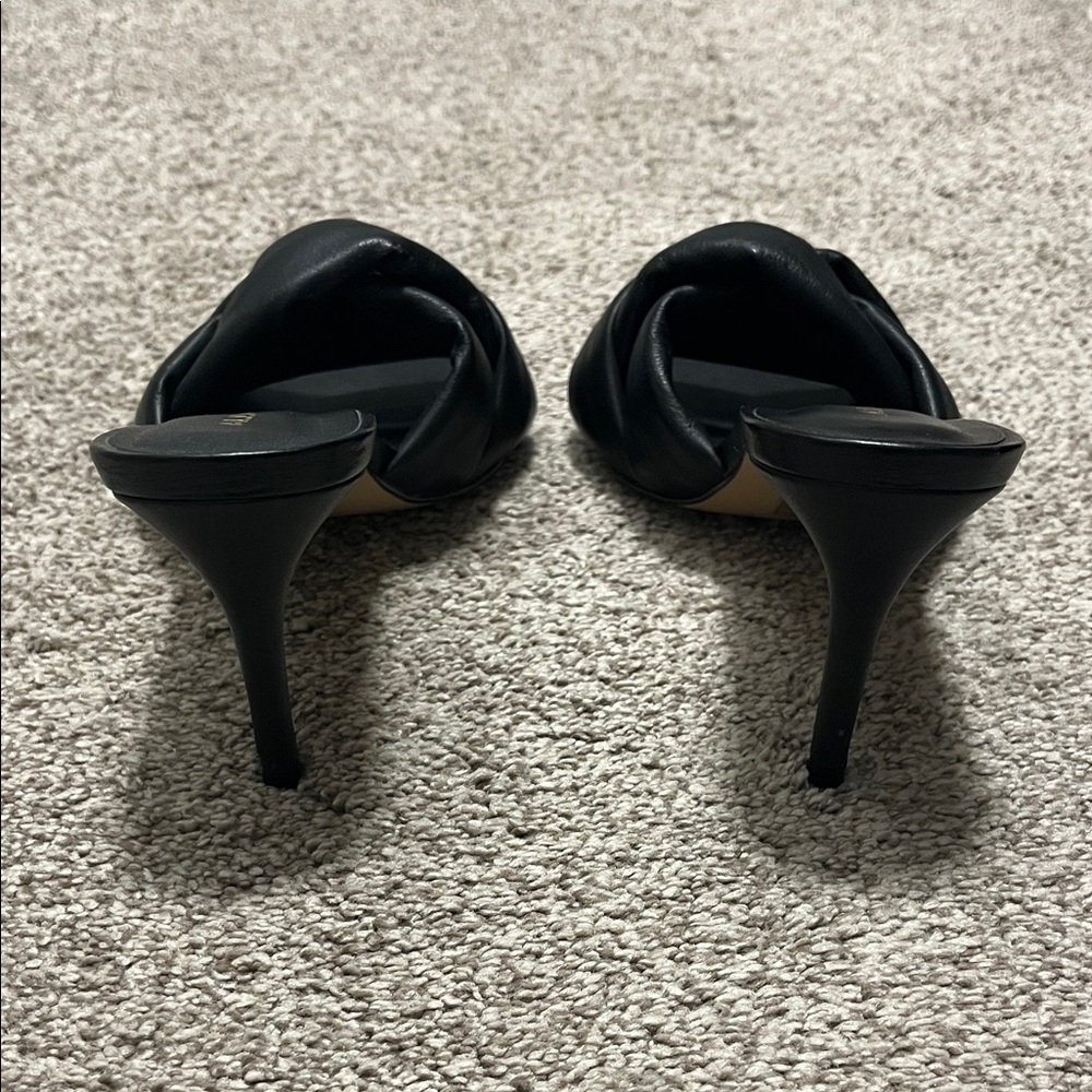 ALDO Black Knotted Mules - Picture 4 of 4